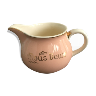 Pink milk pot "nous deux" villeroy & boch"