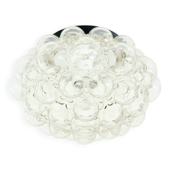 Large Mid-Century Bubble Glass Ceiling Light by H.Tynell for Limburg, 1970s