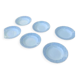 Lot de 6 assiettes creuses