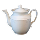 Grande théière en porcelaine blanche
