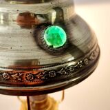 Lampe style art nouveau laiton