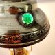 Art Nouveau style brass lamp