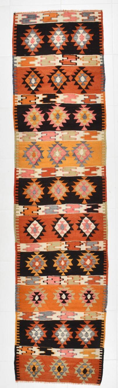 73x296Cm Wool Runner Rug, Carpet Runner Rug, Rugs Runner
