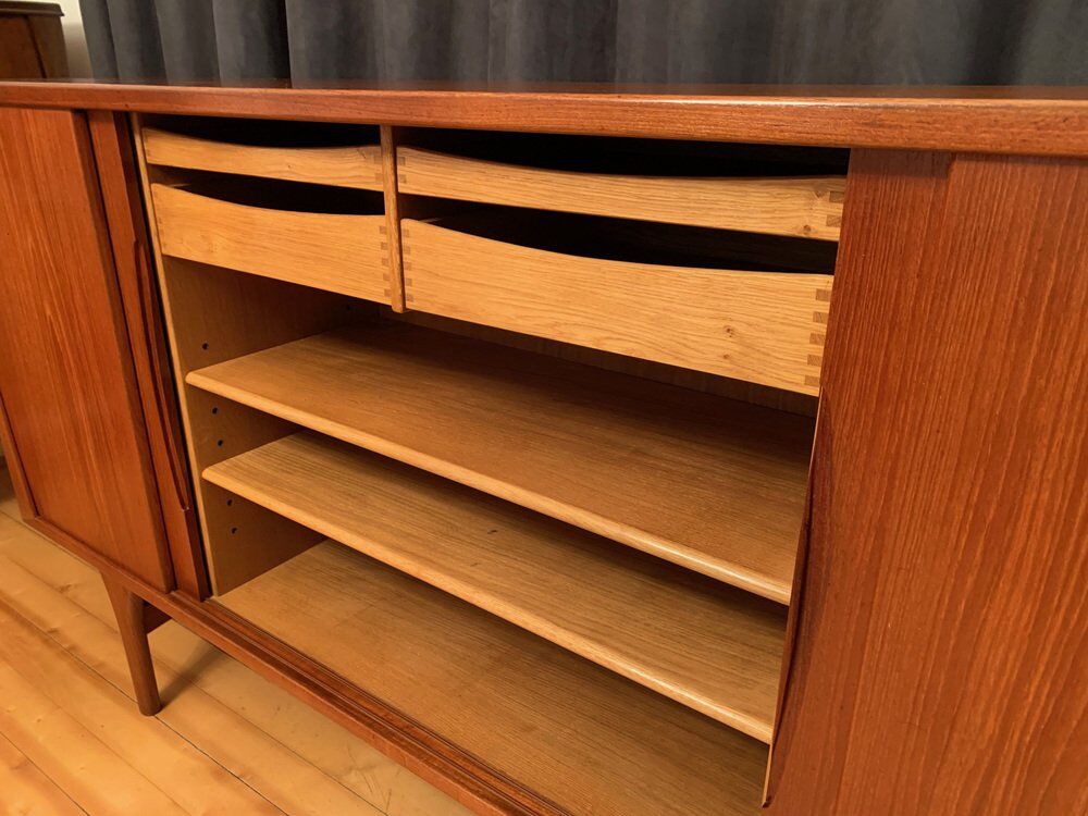 Danish highboard by Henning Kjaernulf for Bruno Hansen, 1960s