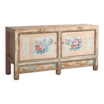 Antique white sideboard with original illustrations (c.1900) #7