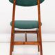 Green velvet Mid-Century chair designed by Rajmund Hałas, Poland, 1960s.