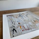 Jean Michel Basquiat (1960-1988), Leonardo da Vinci’s Greates Hits, 1982, Copyright Estate of Jean Michel Basquiat, Licensed by Artestar New York, Printed in UK