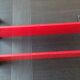 Carmine red wall flooring by Schubert Werk / vintage 60s-70s