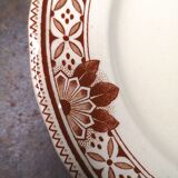Presentation plate Creil and Montereau