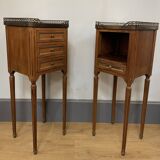Pair of Louis XVI Style Bedside Tables