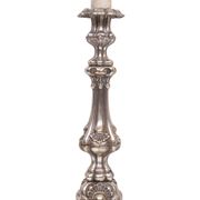 Stunning set of Rococo Silver Plated table lamps 1920s
