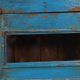 Buffet en teck birman avec patine bleue d'origine