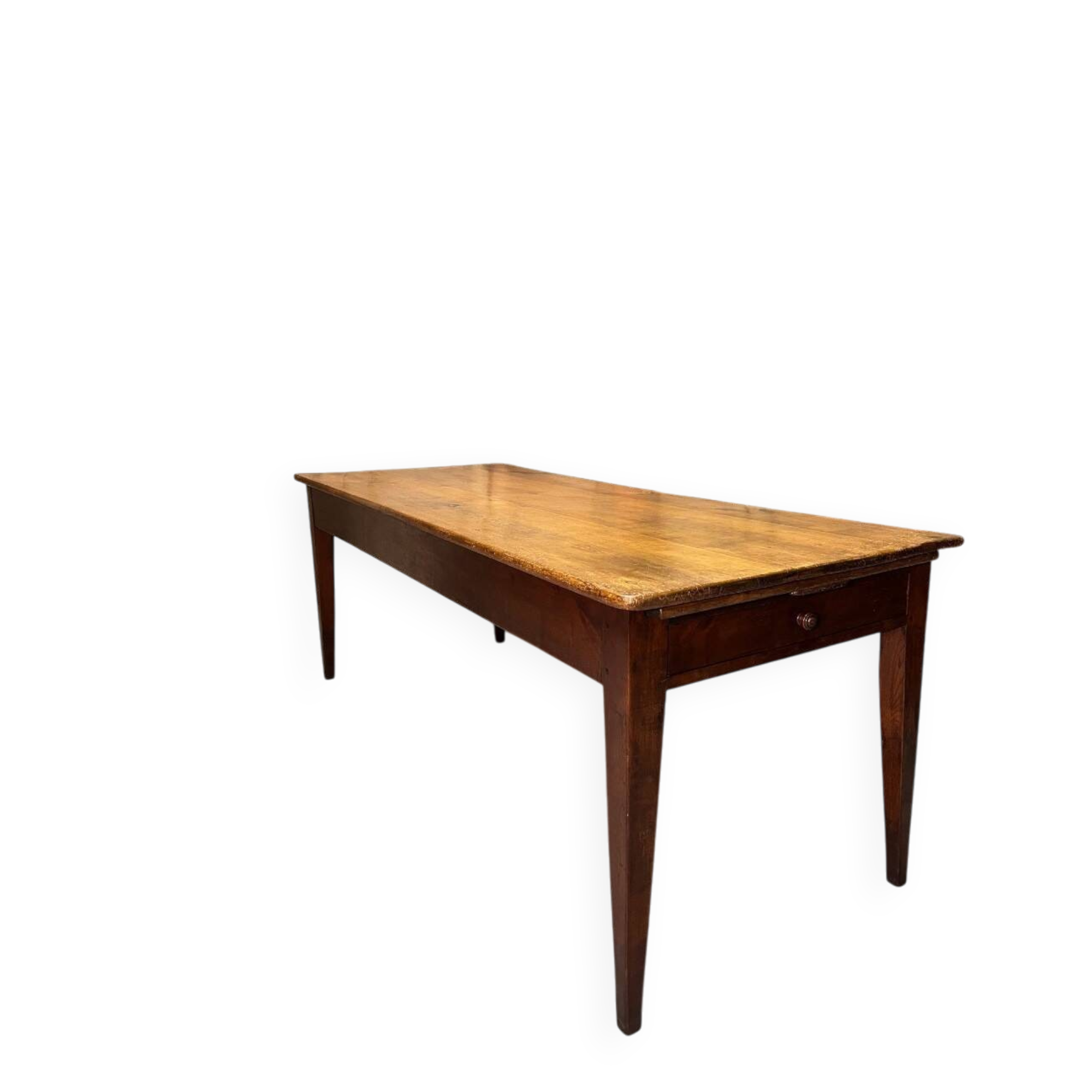 Farm table in cherry wood from the late 19th century.