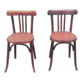 Pair of Baumann bistro chairs from the early twentieth century