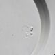Antique octagonal platter from Creil and Montereau - Pearl pattern - Pale blue-grey