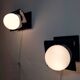 Paire d'appliques de methacrylate