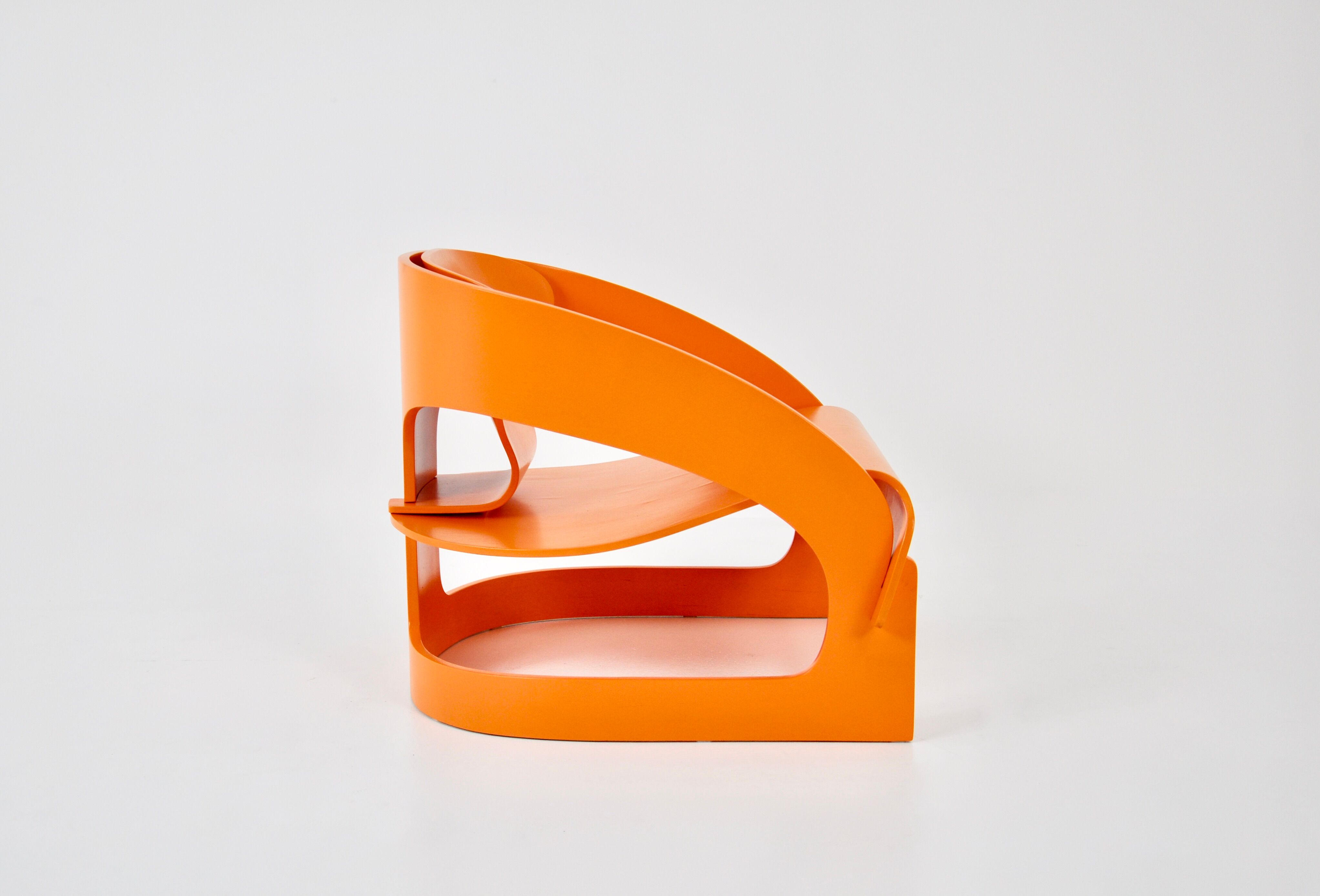 Joe Colombo Model 4801 armchair for Kartell, 1960s