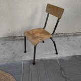 Chaise écolier enfant chaise de maternelle 1960