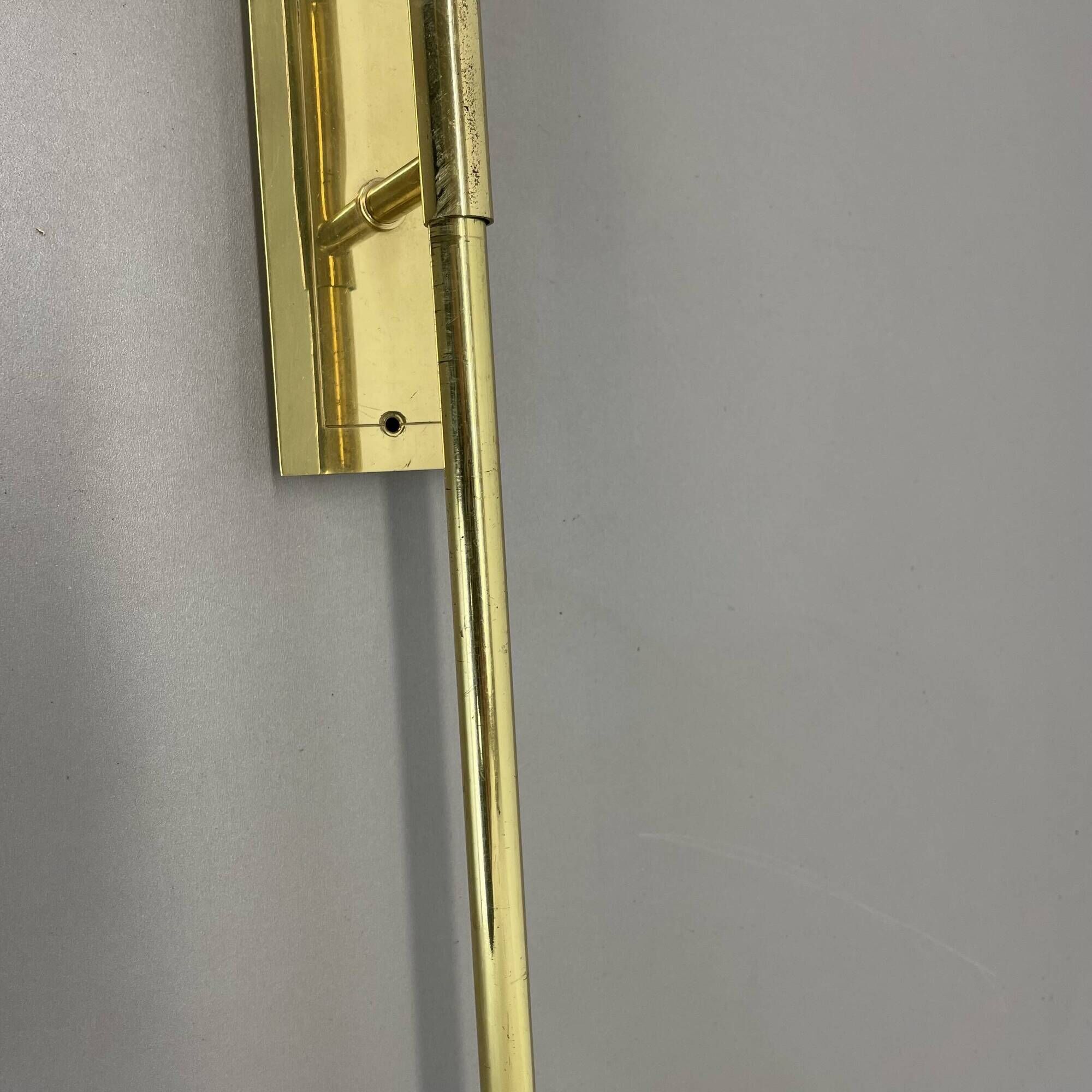 XXL adjustable Brass Wall Light Italy, 1950s