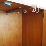 Old boarding cabinet in vintage solid wood