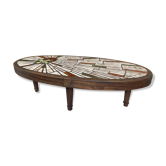 Table basse ovale céramique