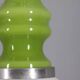 Chandelier en verre vert vintage des années 1970 avec un design d'ère spatiale