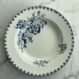 Set of 12 Sarreguemines deep plates, Vega collection