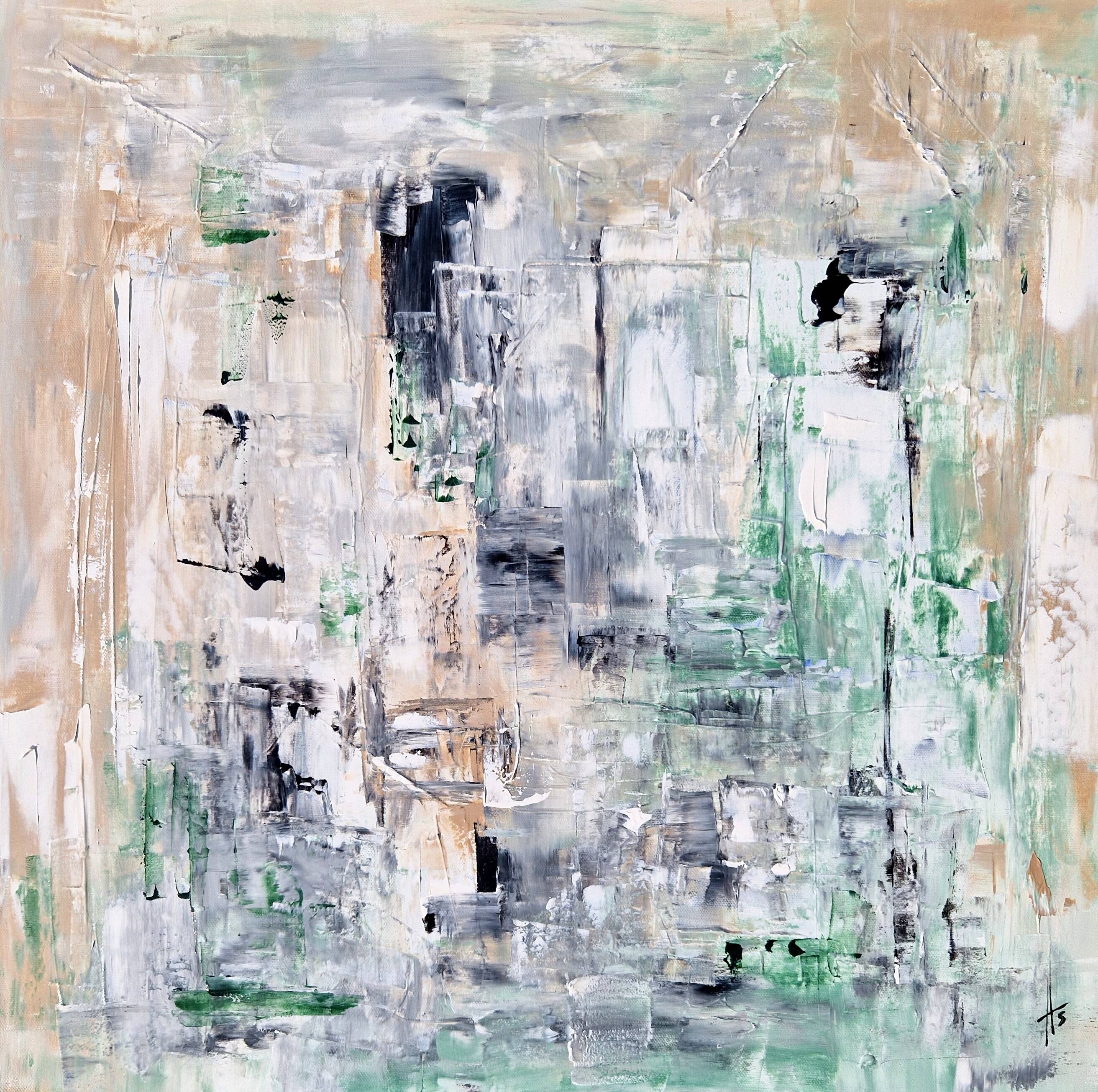 Abstract painting table