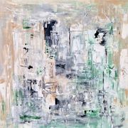 Abstract painting table