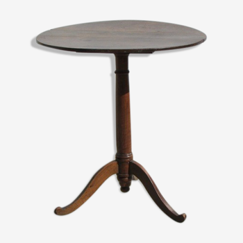 Tripod table with tilting top, Restoration period