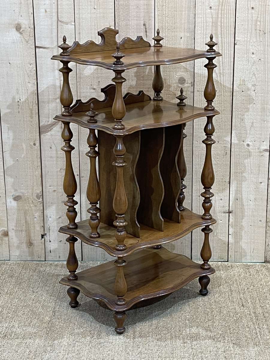Sheet music cabinet nineteenth in walnut