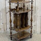 Sheet music cabinet nineteenth in walnut