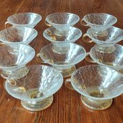 Vintage ice cup/cup set