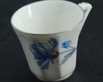 Vintage blue flower coffee service