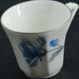 Vintage blue flower coffee service