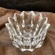 Small tulip pocket or signed crystal baguier, Scandinavian design by Jan Johanson Orrefors