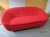 Three-seater sofa in Ploum Bepop style