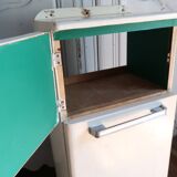 Vintage wooden bread hutch