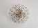 Italian ceiling light in Murano glass, 1970.