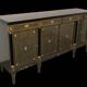 Louis XVI Style Hollywood Regency Sideboard, France, 1980s