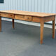 Large table in solid walnut