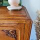 Commode chiffonnier art déco en chêne