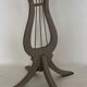 Lyre pedestal table