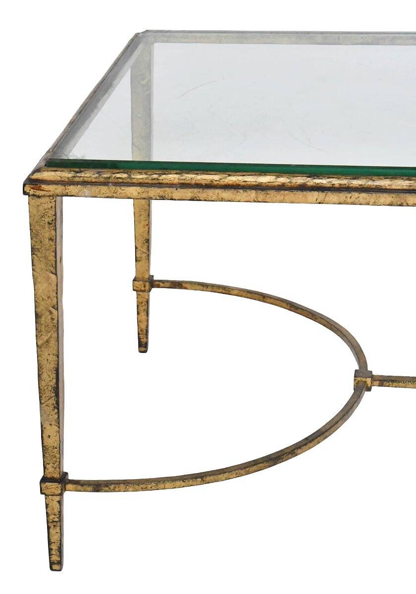 Coffee table in iron by Roger Thibier for the Ramsay house.