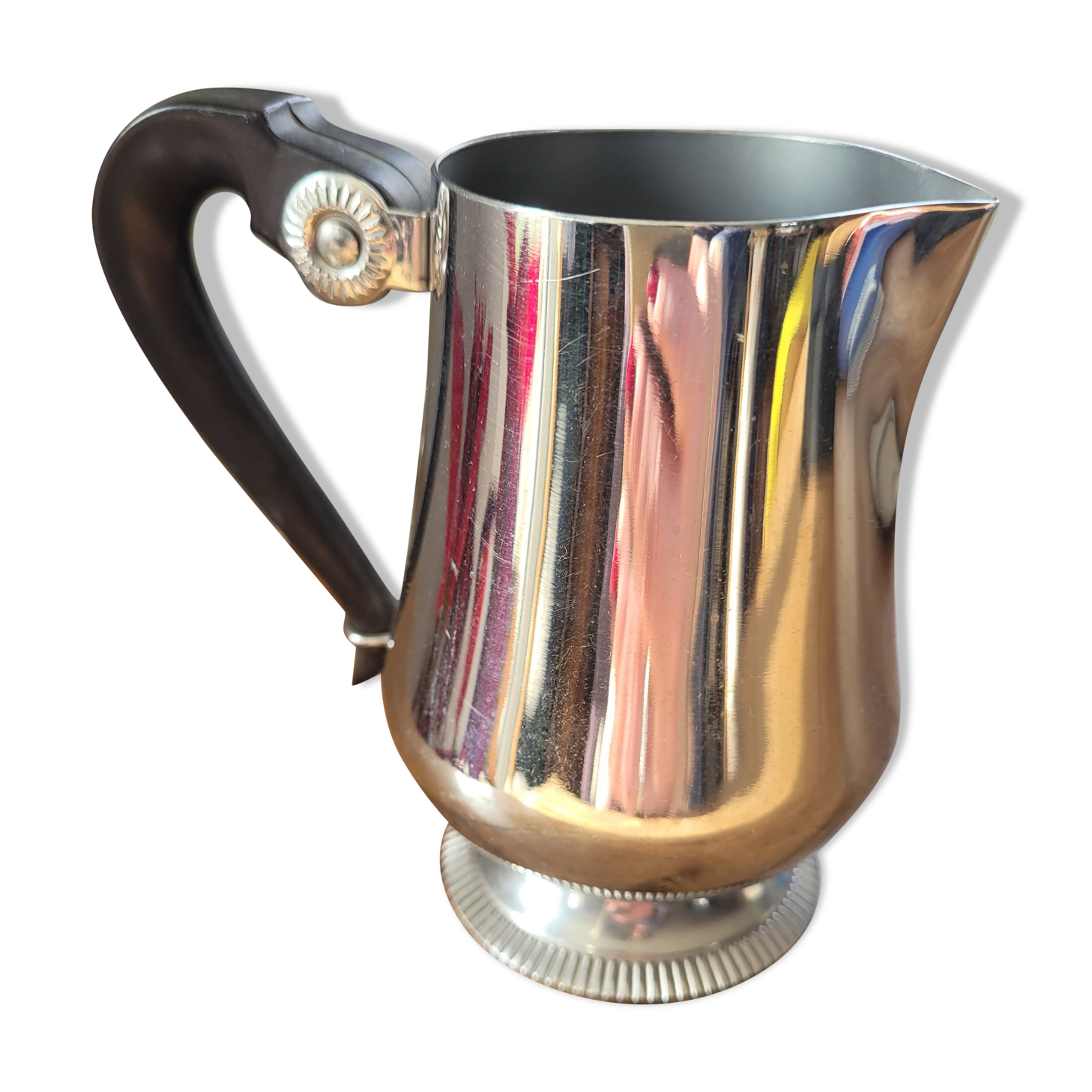 Vintage stainless steel milk jug