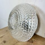 Vintage Glass Wall or Ceiling Light, 1970s