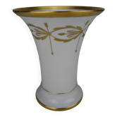 Vase doré en porcelaine de Limoges