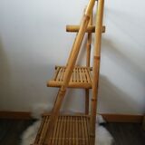 Folding bamboo shelf