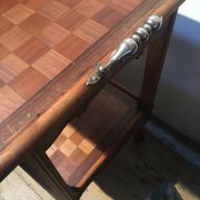 Louis XV style rolling dessert trolley