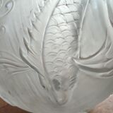 Art Deco suspension globe/fish decor